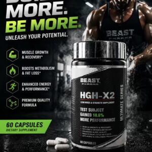 HGH-X2 Lean Mass & Strength Support Supplement