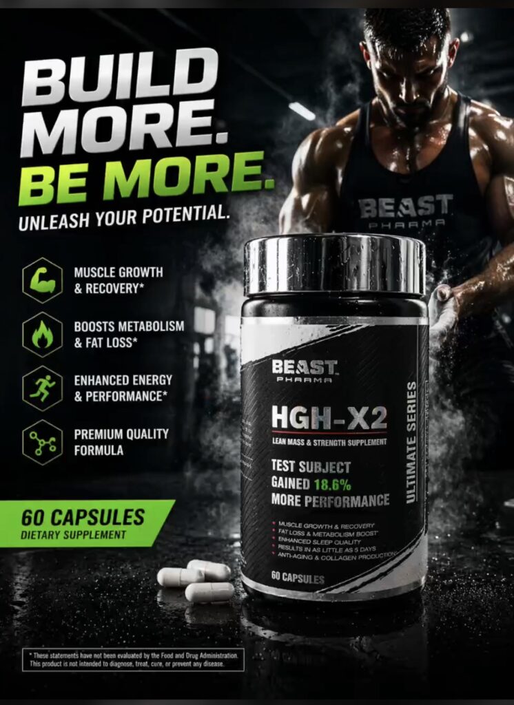 HGH-X2 Lean Mass & Strength Support Supplement