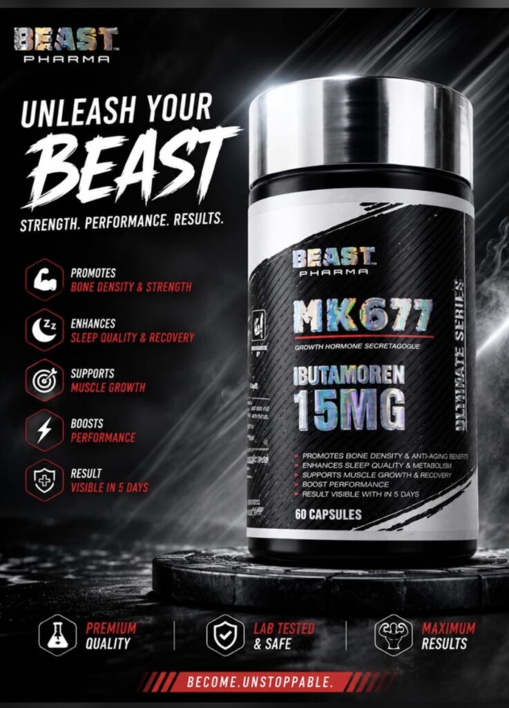 MK677 Ibutamoren 15MG Advanced Muscle Growth & Recovery Support Supplement