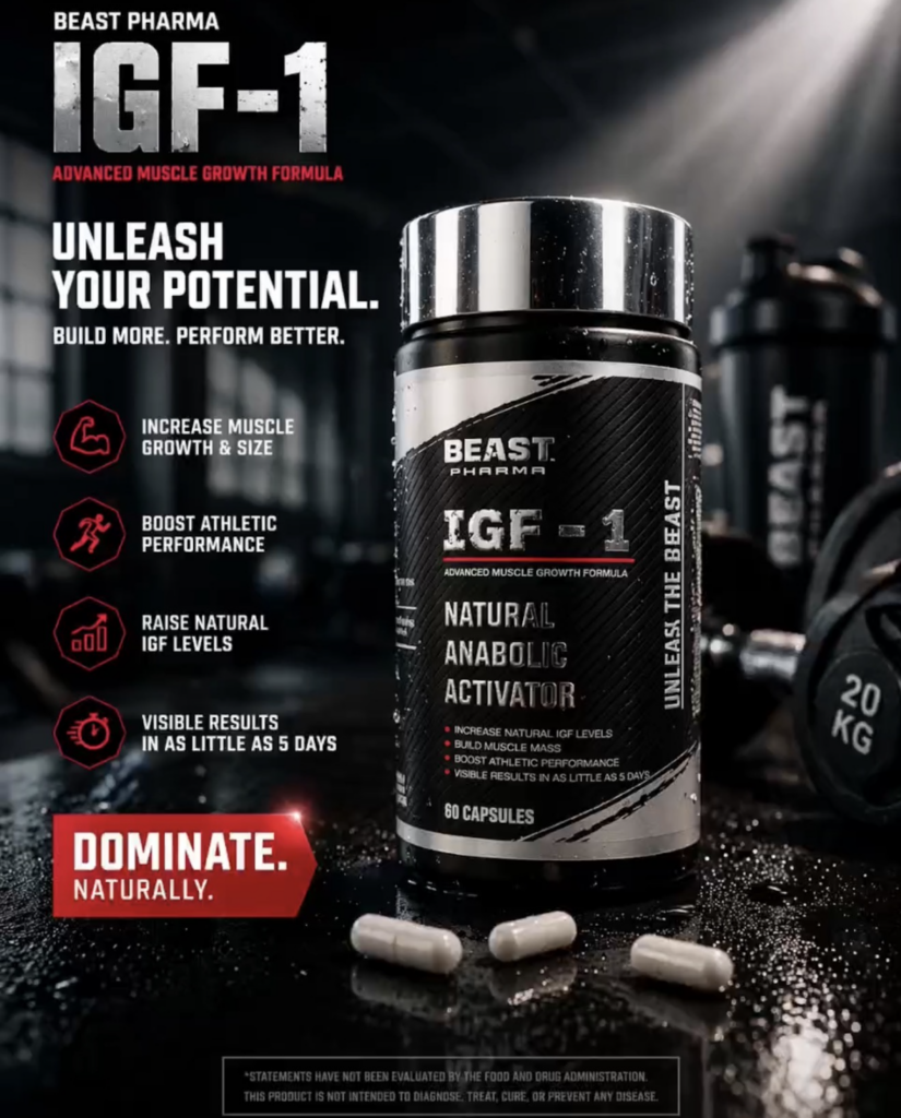 IGF-1 Advanced Muscle Growth Support Supplement
